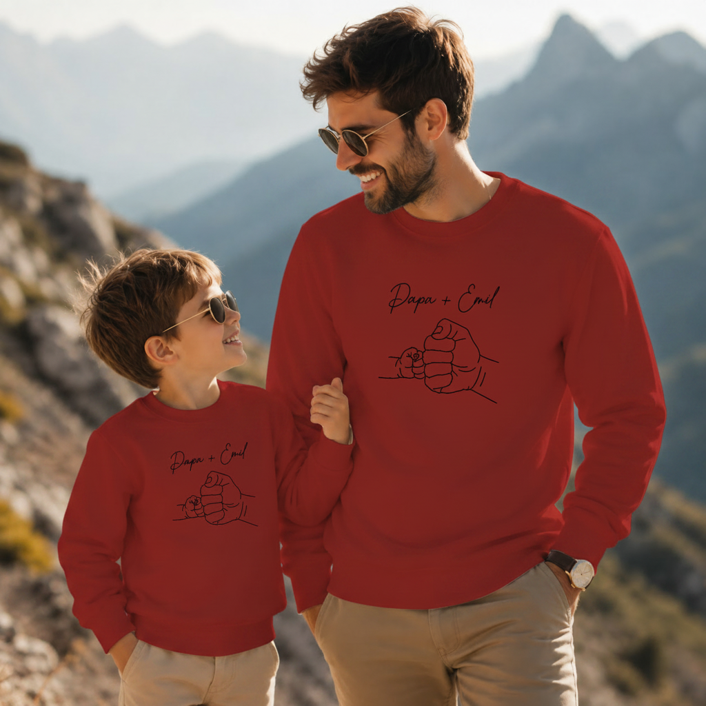 Sudaderas personalizadas padre e hijo – Un vínculo único