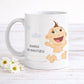 Taza de Bautizo Infantil con Bebé Sonriendo