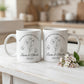 Taza Personalizada para Boda con Nombres y Fecha