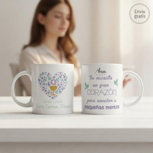 Taza Personalizada para Catequista | Nombres Alumnos