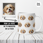 Taza con retrato personalizado de perro o gato