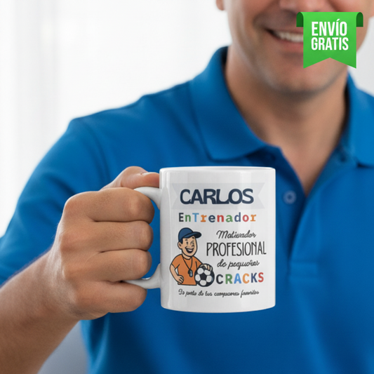 Taza personalizada deportiva entrenador - original