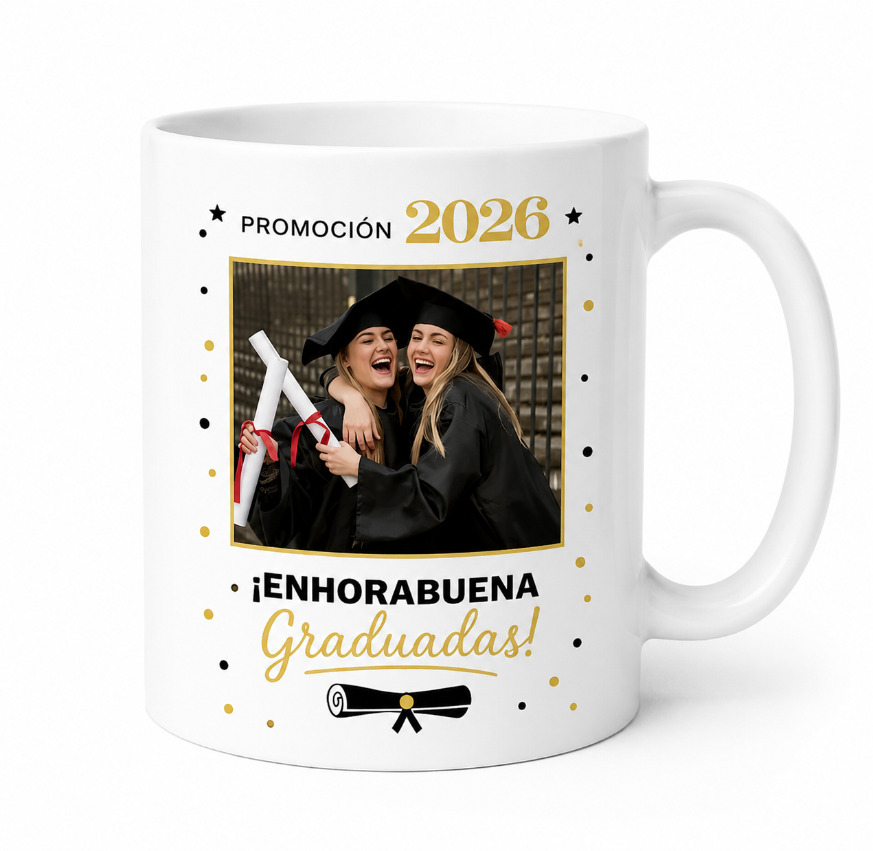 Taza de Graduación con Foto Personalizada