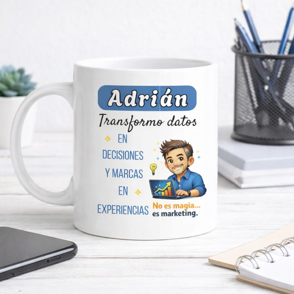 Regalo Marketing -Taza Personalizada con Nombre