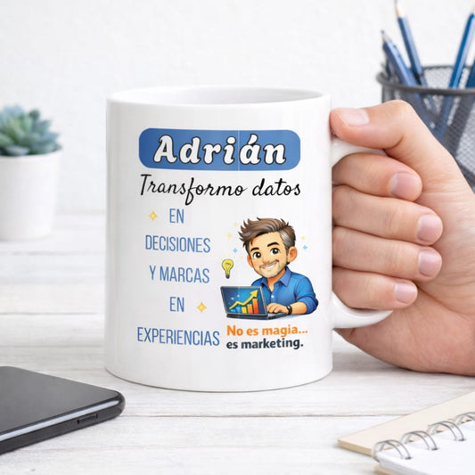Regalo Marketing -Taza Personalizada con Nombre