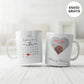 Taza especial san Valentín calendario