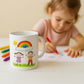 Set de taza y llavero blanco – Un regalo original y personalizado