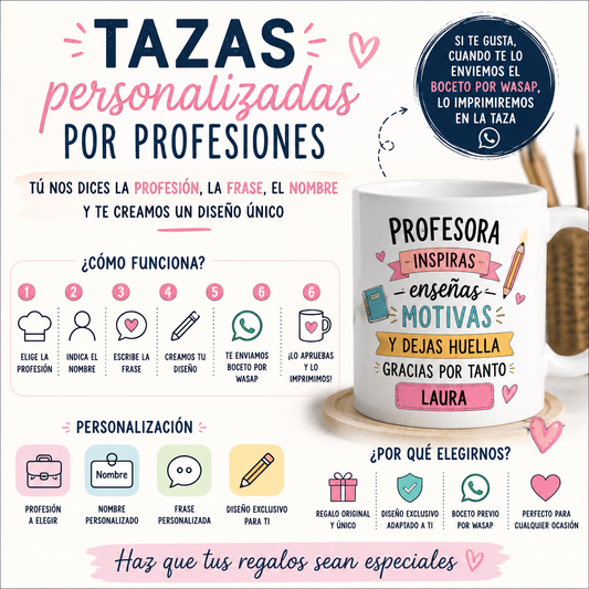Tazas Personalizadas por Profesiones | Diseño Exclusivo para Ti