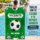 Toallas personalizadas a Full Print ESCUDOS DE FÚTBOL