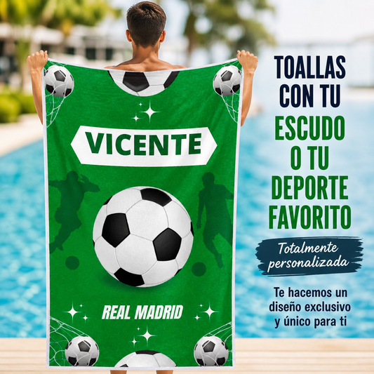 Toallas personalizadas a Full Print ESCUDOS DE FÚTBOL