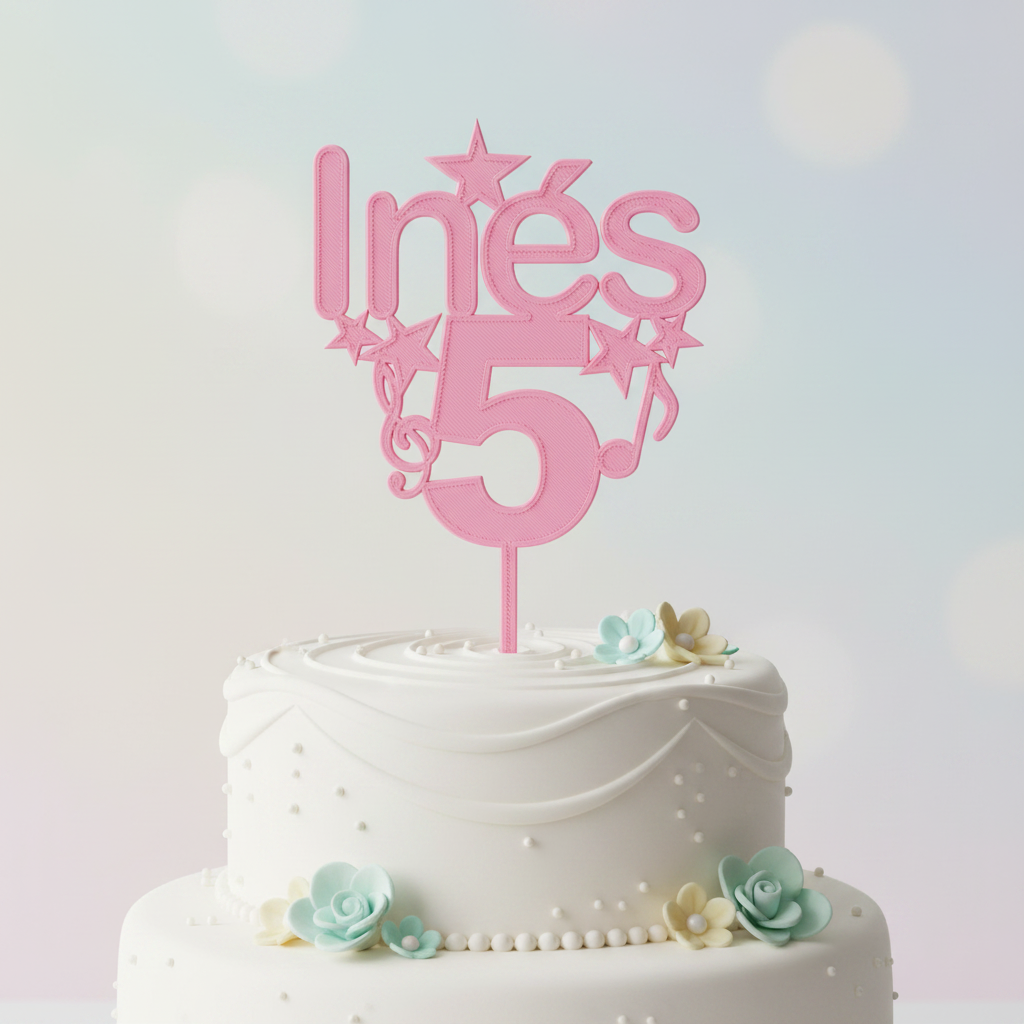 Cake topper - Toppers personalizados para tarta musica