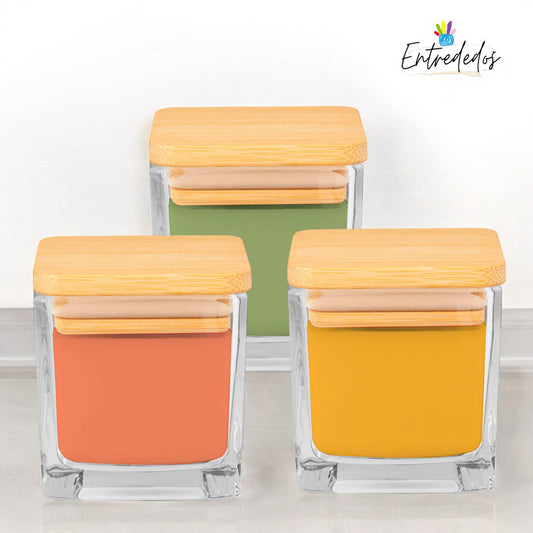 Vela Aromática en Tarro de Cristal – Aromas Surtidos