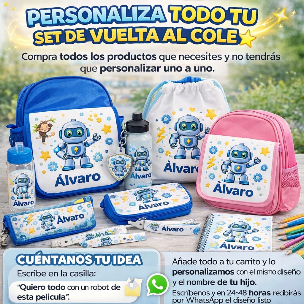 Estuches escolares personalizados para todos