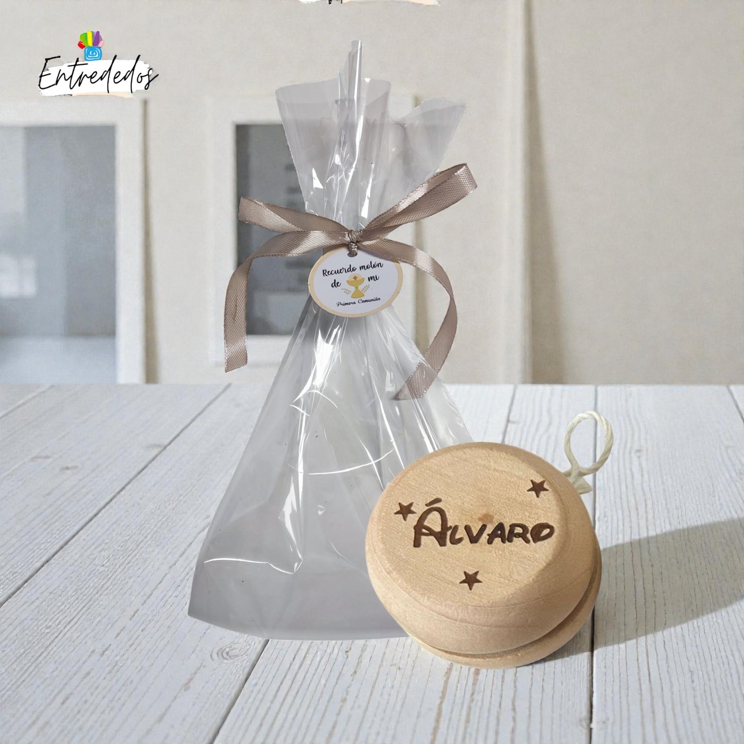 Yoyos de madera personalizados para niños