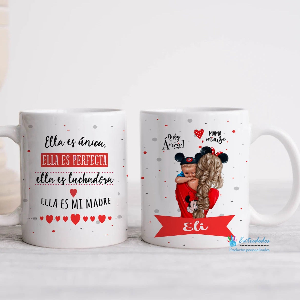 Taza Mamá  personalizada Mickey mousse