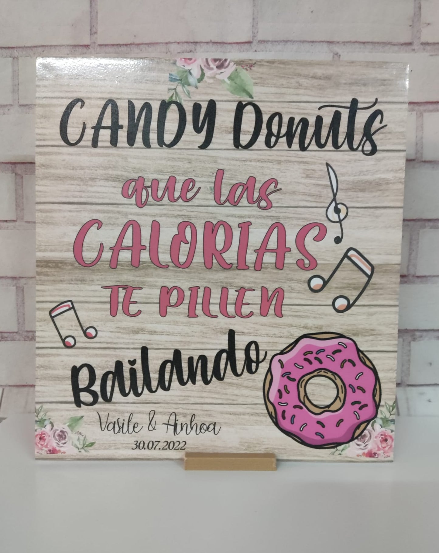 Cartel decorativo Candy donuts