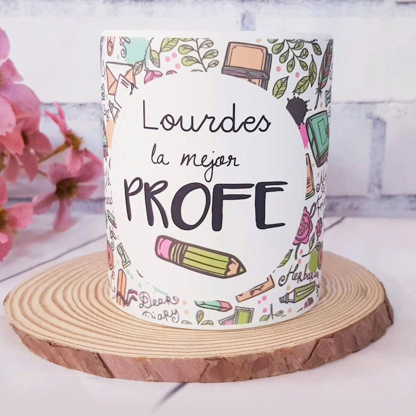 Taza personalizada la mejor profe