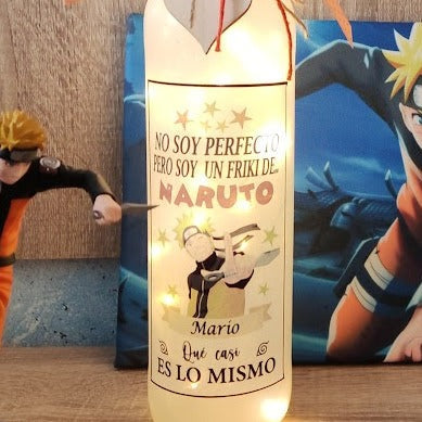 Botella luminosa personalizada de Naruto