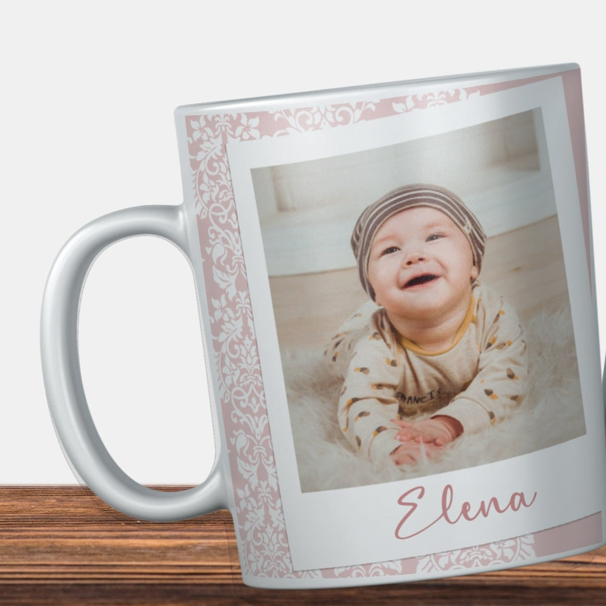 Taza bautizo o baby shower personalizada Elena