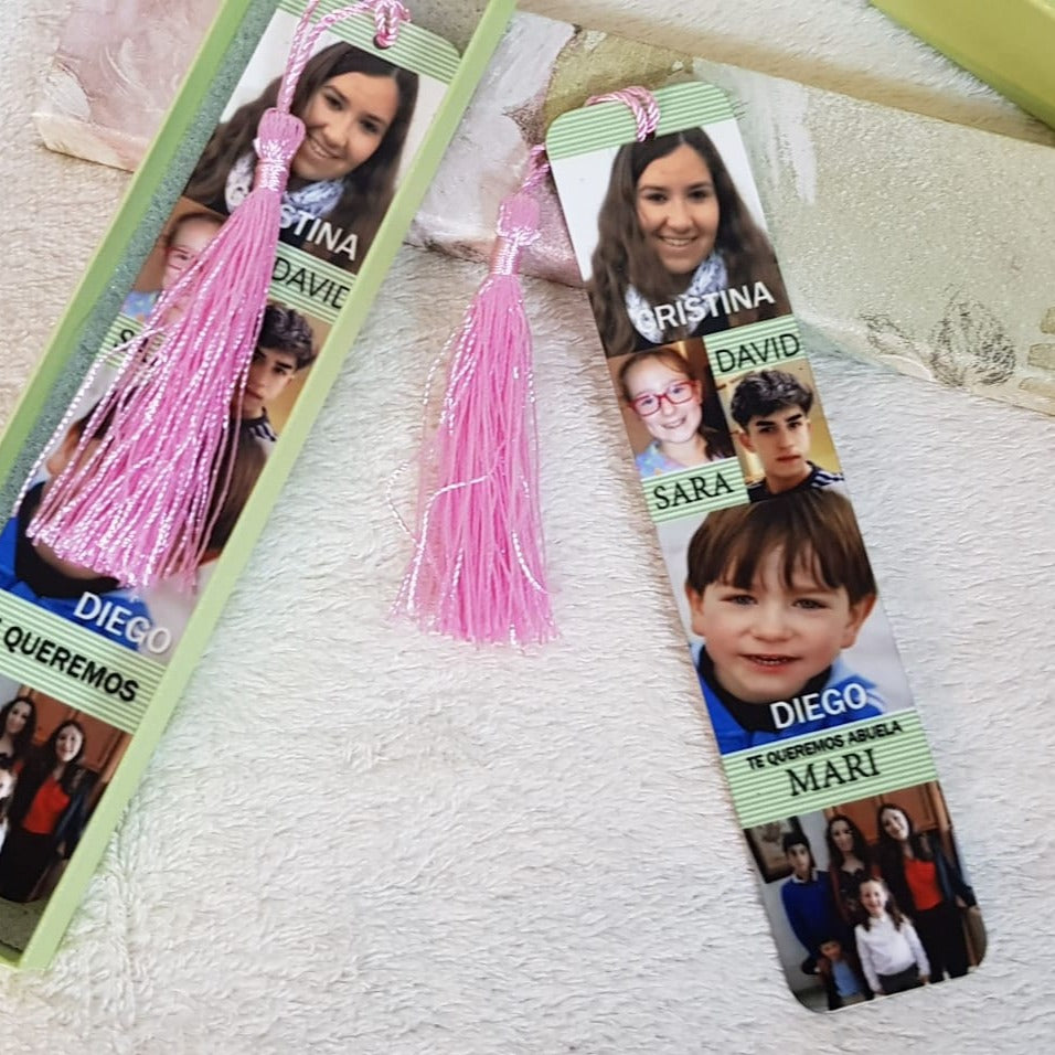 Marcapáginas personalizados con fotos